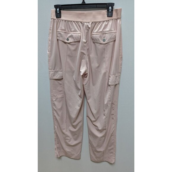 Athleta Pink Thin Lightweight Active Cargo Pants - Picture 2 of 2